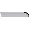 Ekena Millwork 1 1/2"H x 1 1/2"P x 2 1/4"F x 94 1/2"L Bedford Smooth Mini Crown Moulding MLD01X01X02BE - alternate 1